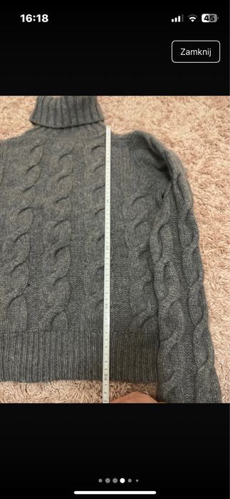 Kaszmirowy golf Windsor