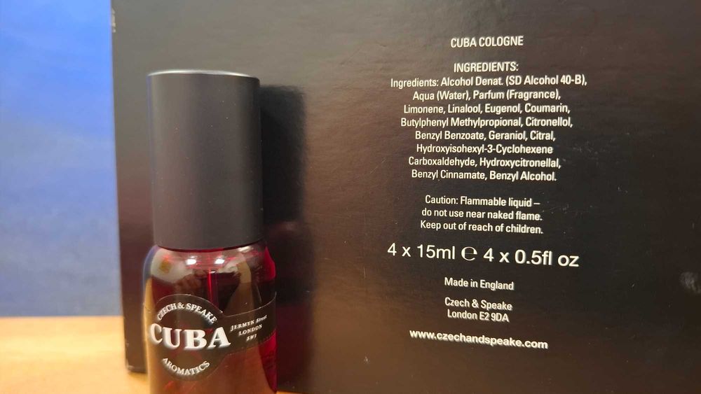 Perfumy Czech & Speake - Cuba Cologne (UNIKAT!) - sprzedam