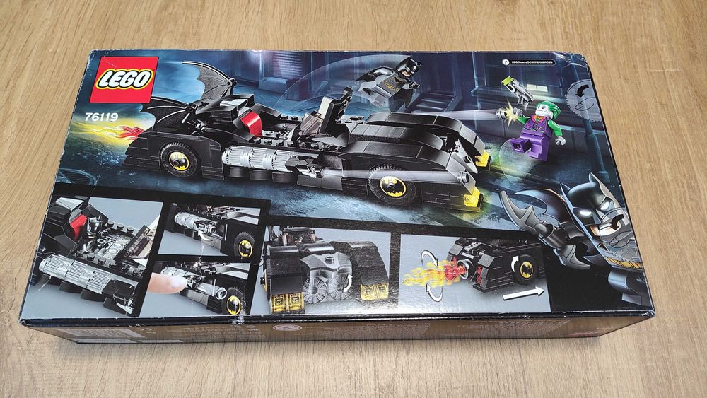 LEGO® 76119 DC Super Heroes - Batmobile: w pogoni za Jokerem Nowe Rze ...