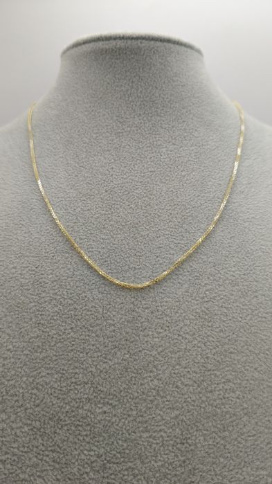 Złoty Łańcuszek Lisi Ogon 45cm Pr.585 Nowy Zapraszamy