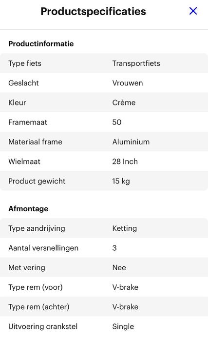 Rower miejski Vogue Jumbo