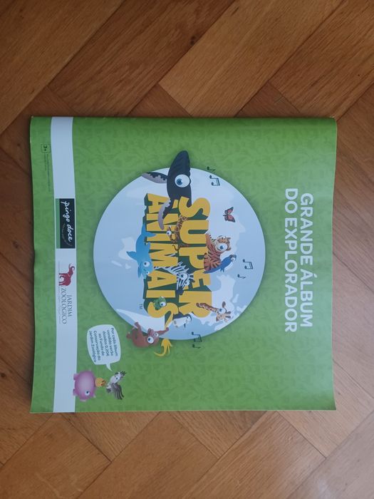 Caderneta completa Grande Álbum do Explorador - Super Animais