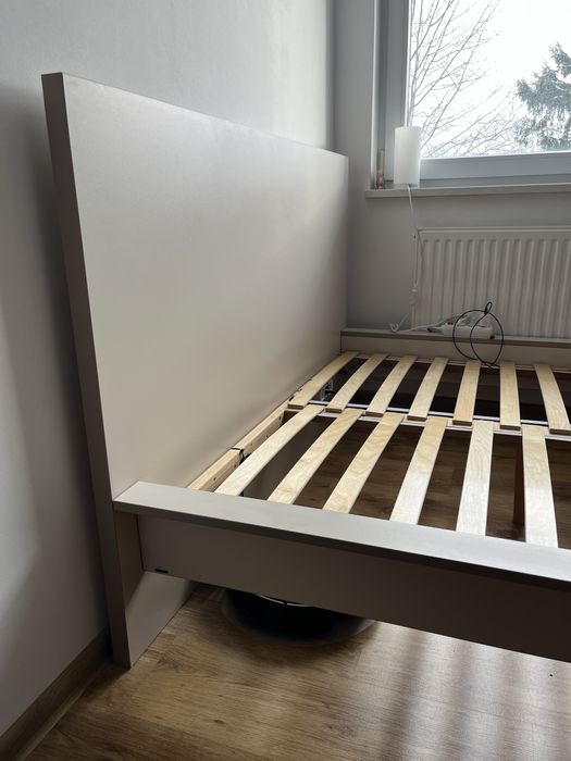 Łóżko 140x200 cm od stolarza na wzór modelu IKEA MALM - beż jasny