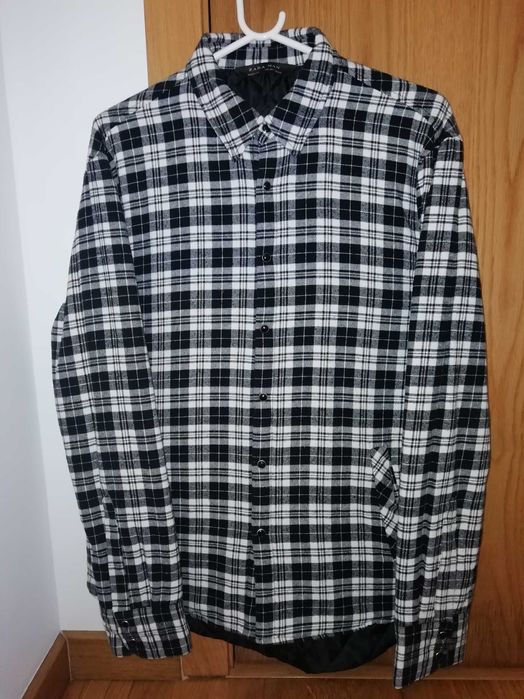 Casaco Estilo Camisa Zara Tamanho L Como Novo