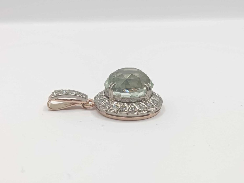 Cudowna zawieszka diamenty Złoto 583