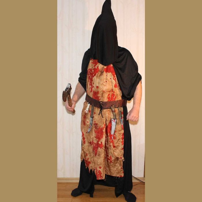 Кровавый палач качественный карнавальный костюм ГЕРМАНИЯ прокат