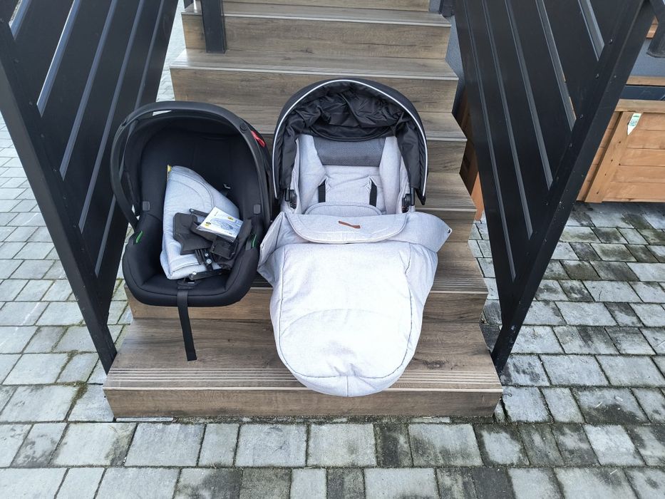 Wózek 3w1 Basic Plus Grey Fox na gwarancji