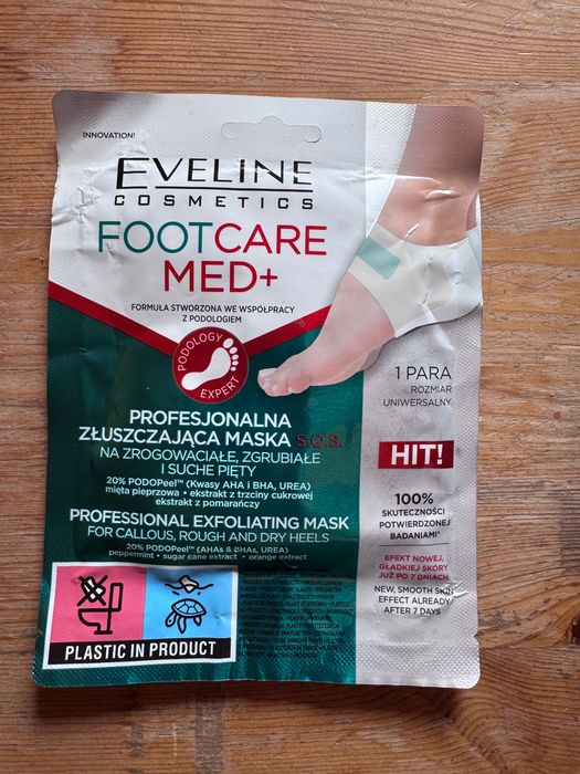 Profesjonalna złuszczająca maska na pięty Eveline
