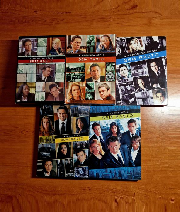 Série SEM RASTO - 5 Temporadas/ 118 Episódios / 18 dvds duplos