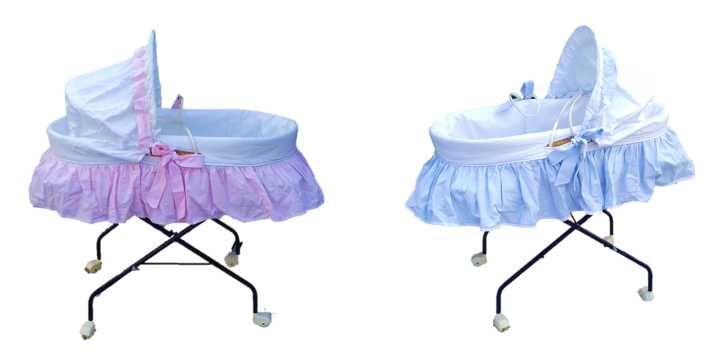 Berços para bebés menina e menino