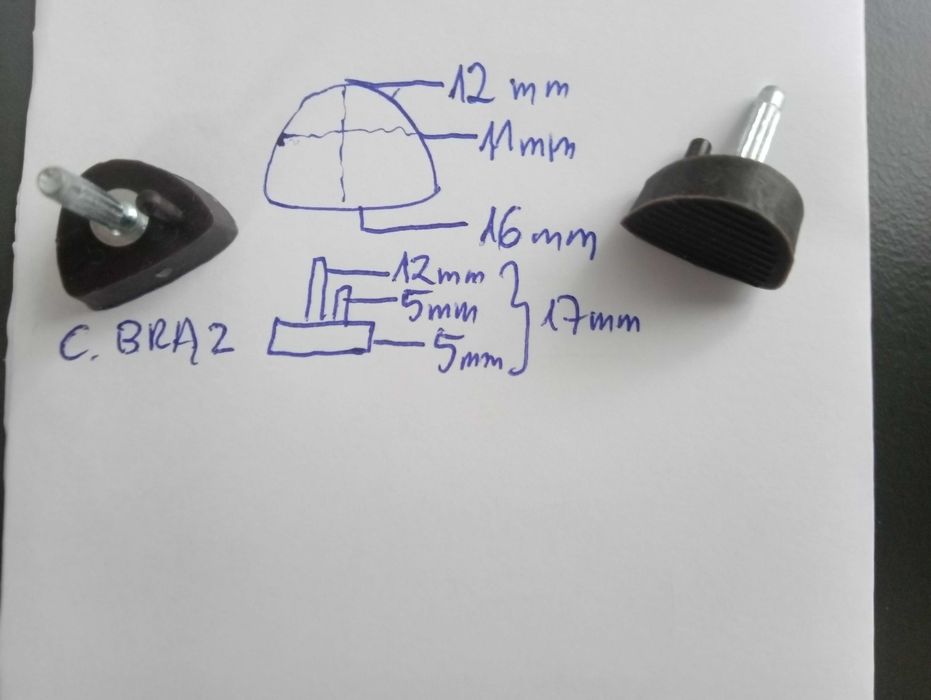 Fleki do butów brąz, czarny