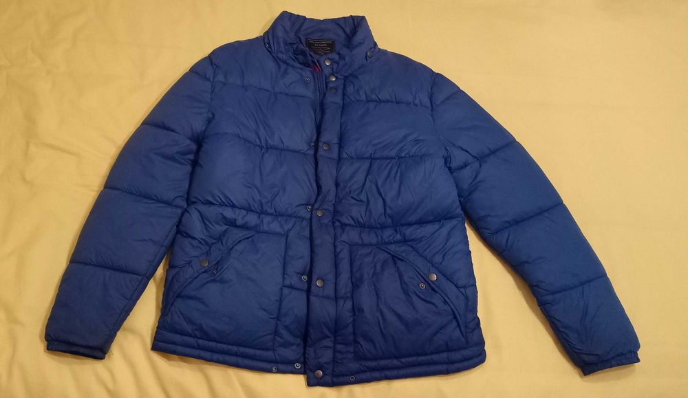 Casaco azul impermeável Mo casual