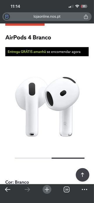 Airpods 4 pro novo na caixa