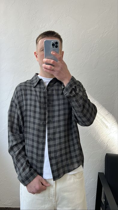 NEW ORIGINAL ! Чоловіча сорочка ZARA в клітинку