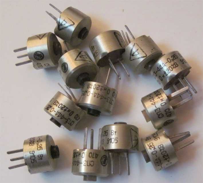 Переменный резистор СП3-44А-0.25-470 Ом