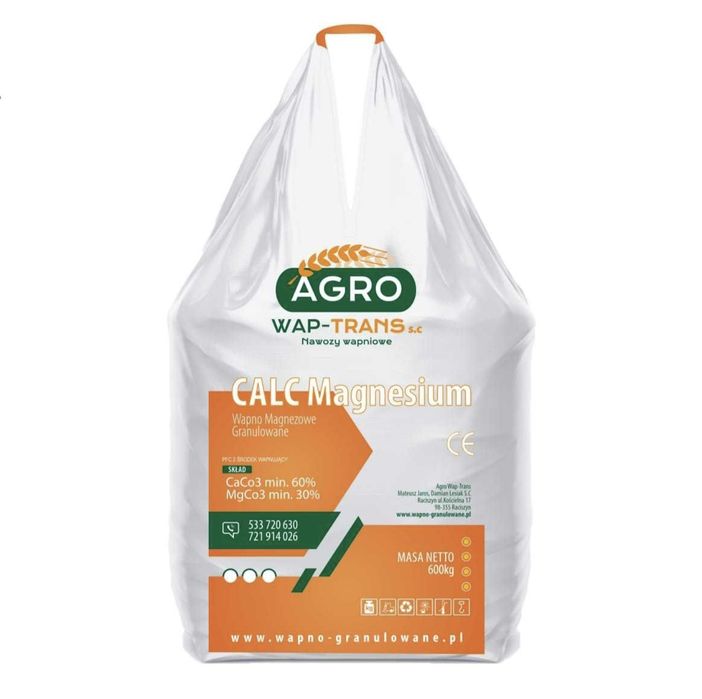 Wapno granulowane kredowe wapno magnezowe czarna kreda granulowana