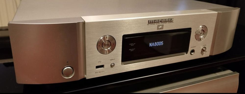 Marantz NA8005 streamer sieciowy odtwarzacz audio  + pilot ! Srebrny
