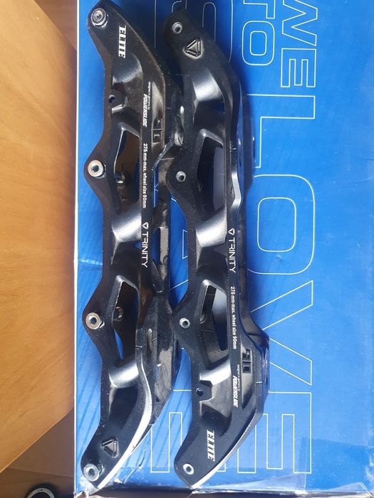Powerslide Elite 4x90 Trinity 276mm szyny rolki