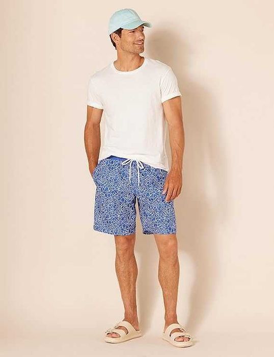 Kąpielówki AMAZON ESSENTIALS Szybkoschnące Kieszenie Niebieski XXL