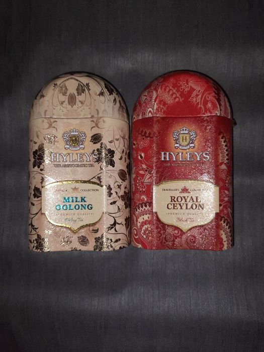 Чай листовий Hyleys в залізній банці, суміш фруктово-пелюсткова
