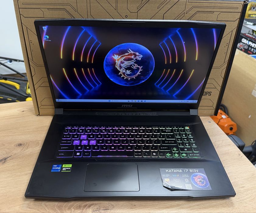 MSI Katana 17 i7-13gen/RTX4060, gwarancja - SPOKO LOMBARD Sieradz