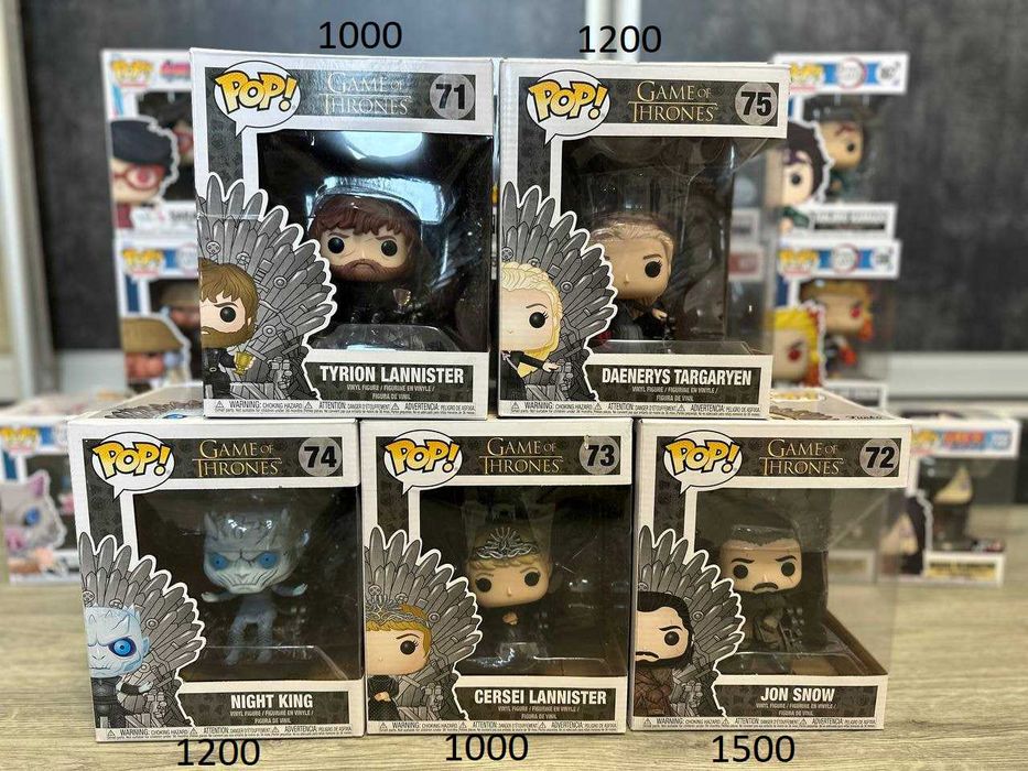 Фігурки Funko POP! Naruto \ GameOfThrones \ Bleach \ Chainsaw