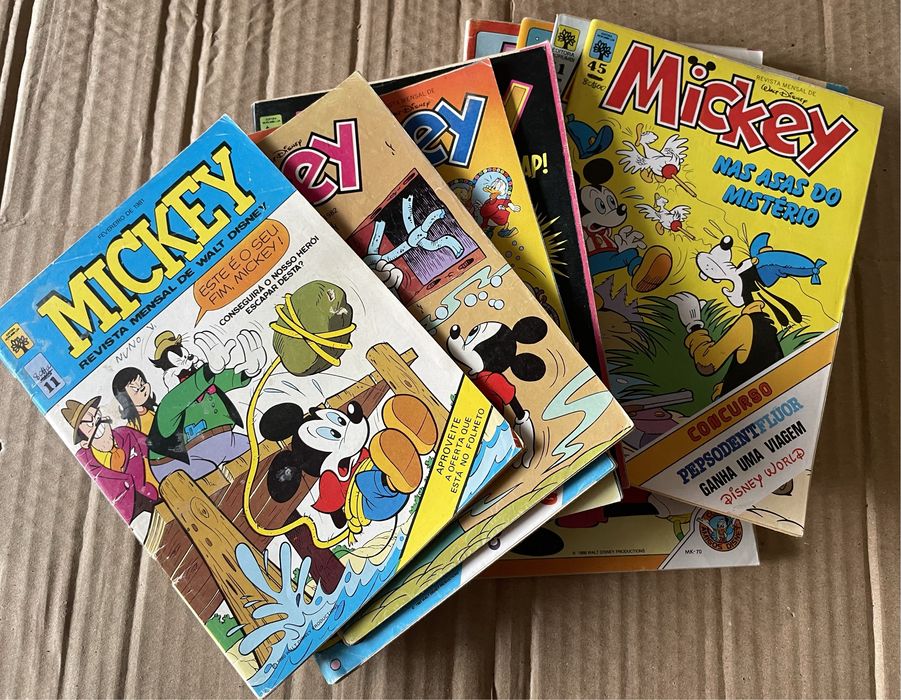 Banda Desenhada Mickey e Patinha&Mickey - anos 80