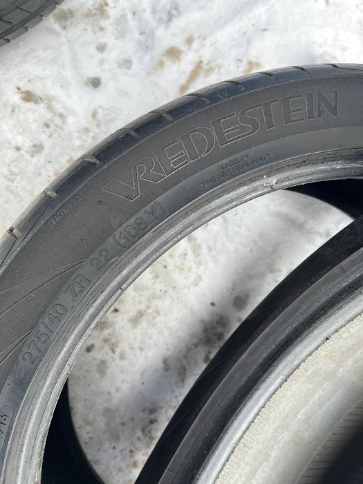 GoAuto шини Vredestein 275 40 22, 6mm, 2016рік, пара, Київ