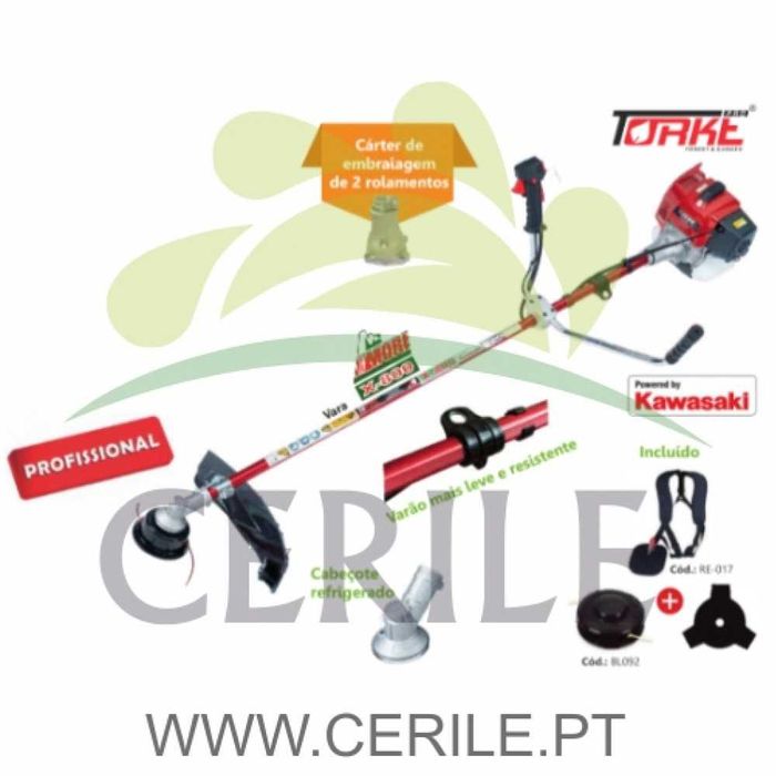 ROÇADORA KAWASAKI TRKTJ53 EVO (2R) (VARA MORI EVO 28MM) - PROFICIONAL