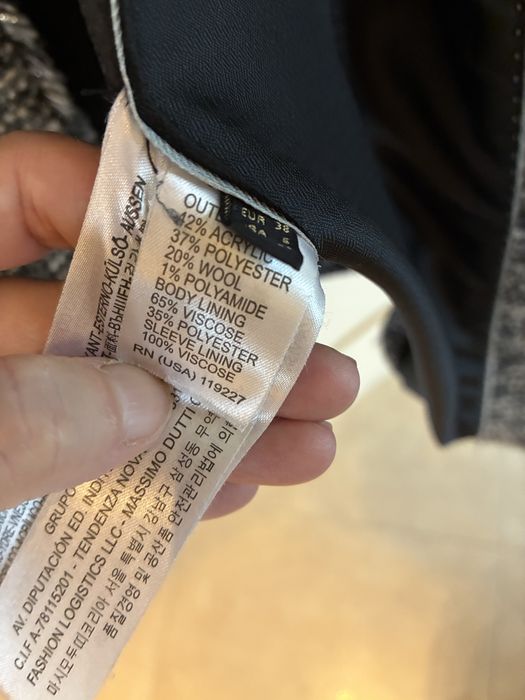 Massimo Dutti żakiet z wełną 38