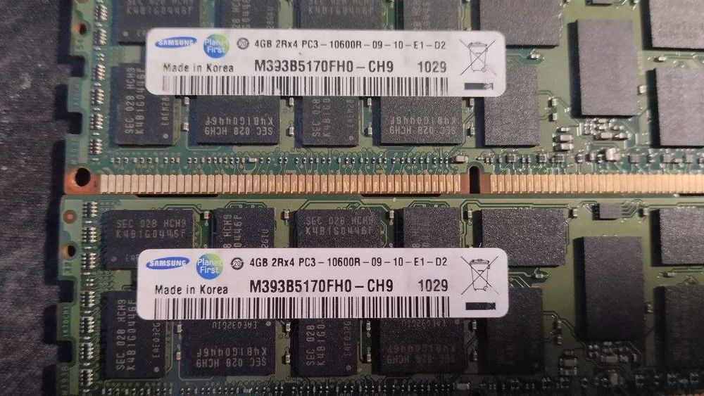 Серверна оператина пам'ять Samsung1333Mhz\Kingstone1866Mhz DDR3 16Gb