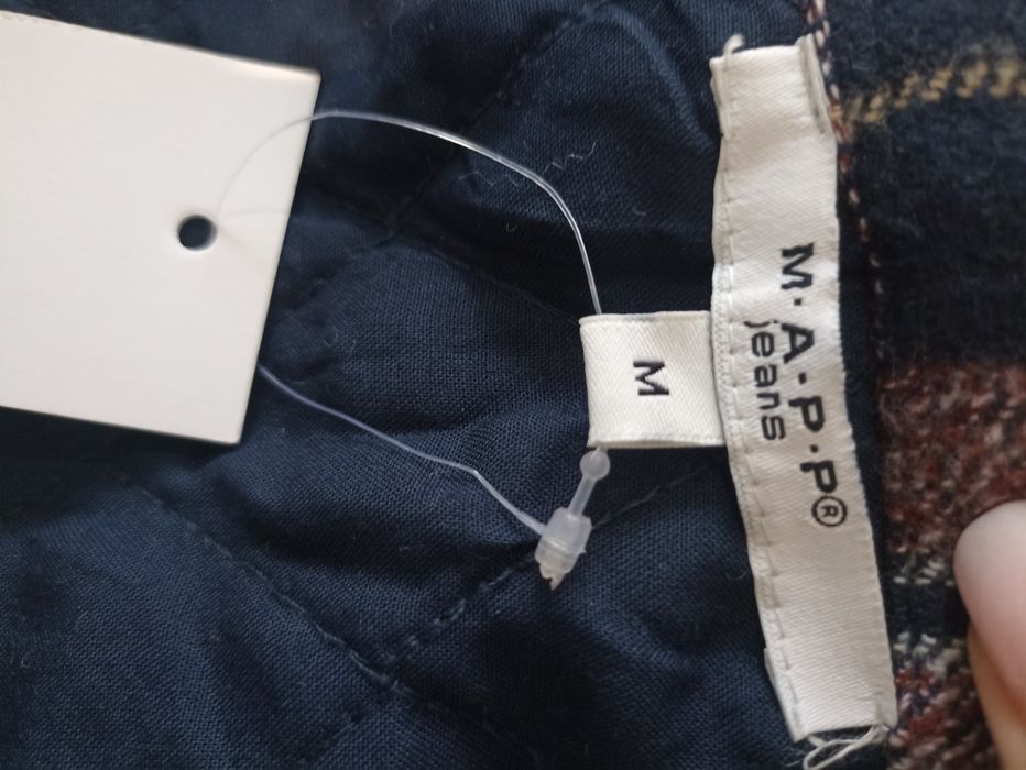 Koszula ocieplana w kratkę roz.M M.A.P.P Jeans