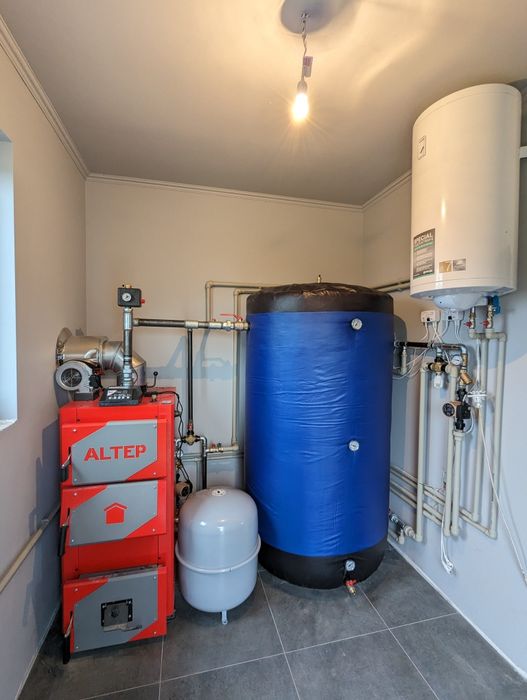 Монтаж систем опалення, теплої підлоги, встановлення котлів.