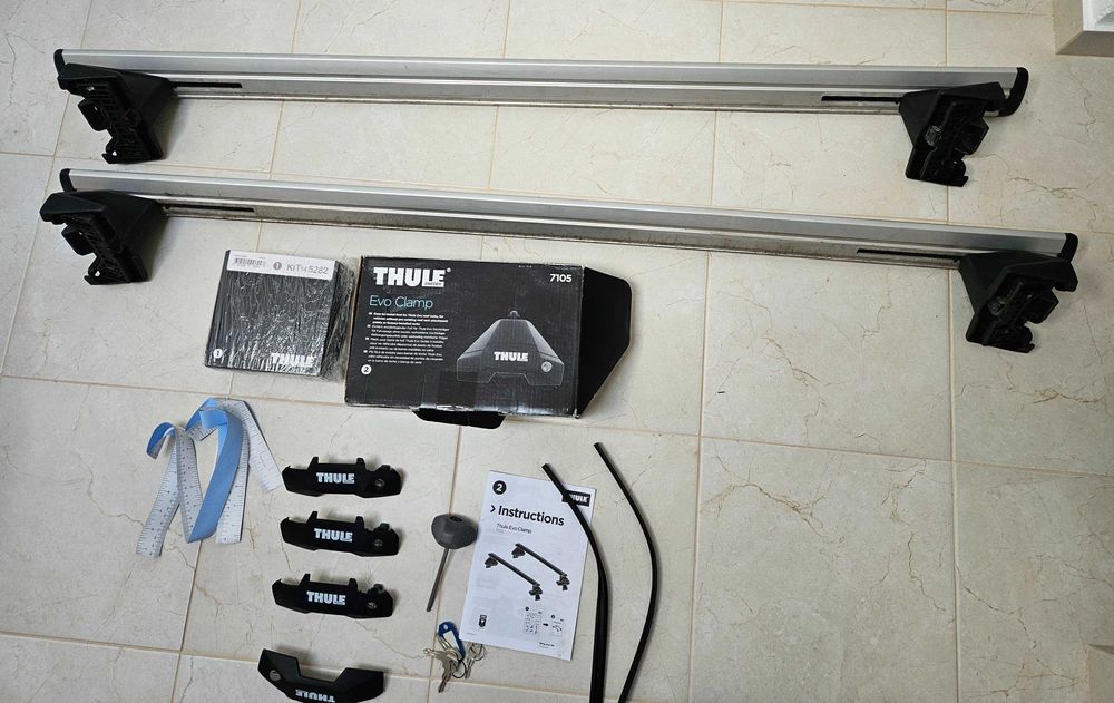 kit Thule para montar barras num VW Arteon Shooting Brake