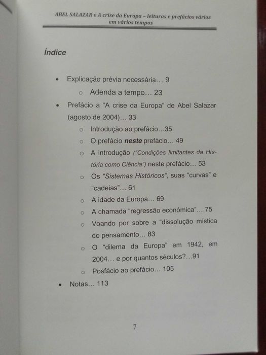 Sérgio Ribeiro - Abel Salazar e a crise da Europa [autografado]