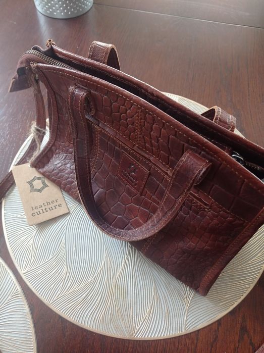 Torebka skórzana Leather Culture nowa