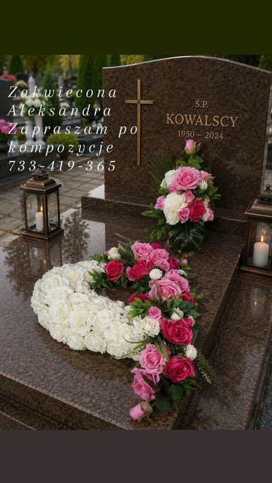 Wiązanki na cmentarz