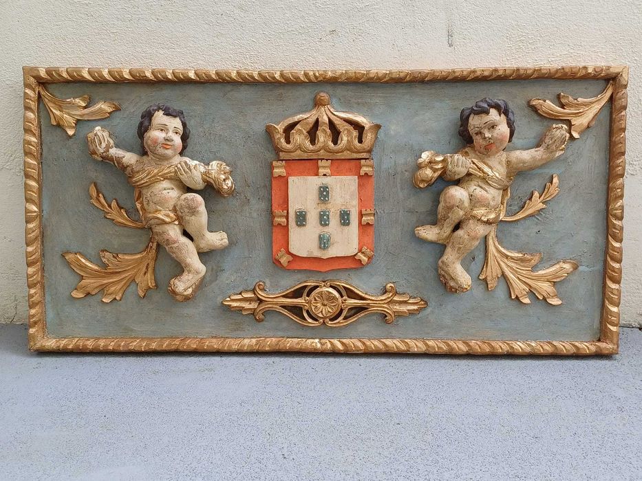 Crucifixo em Pau-Santo e Prata