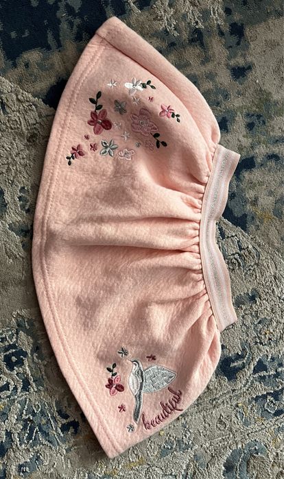 Całkowicie nowa morelowa rozkloszowana spodniczka rozm.74