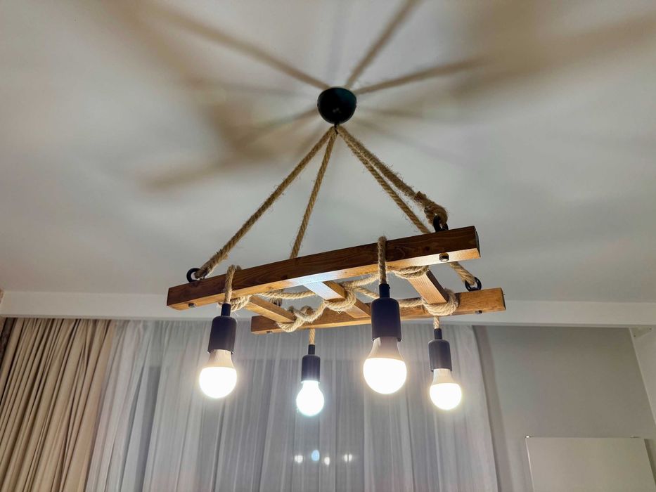 Lampa drewniana 2 sztuki