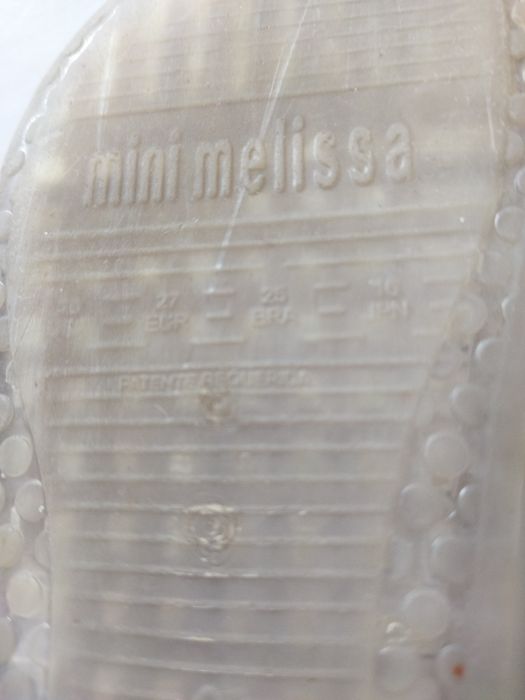 Mini Melissa gelado como novas 27