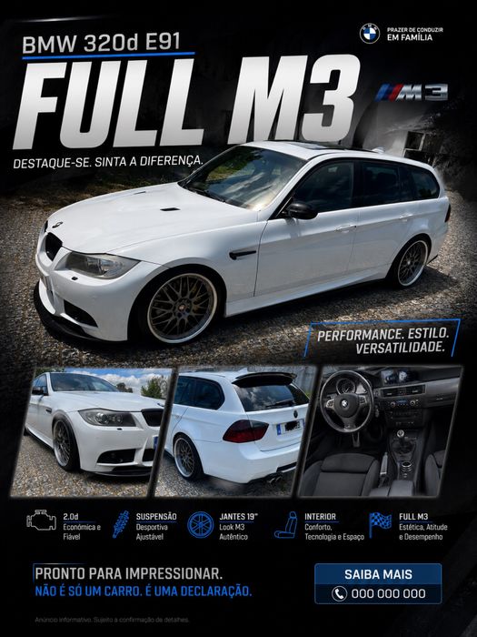Bmw 320d E91 Full M3