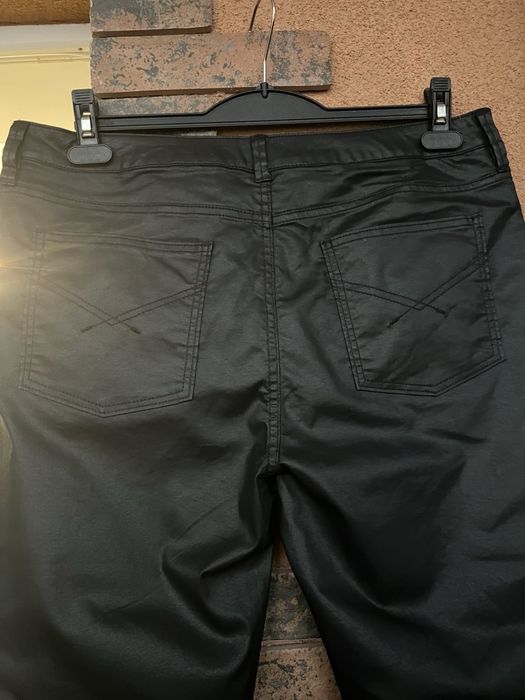 Брюки, джинсы кожа с утеплением