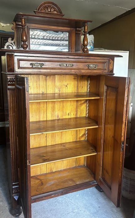 Zabytkowa komoda z lustrem, styl eklektyczny – ok. 1900 r.