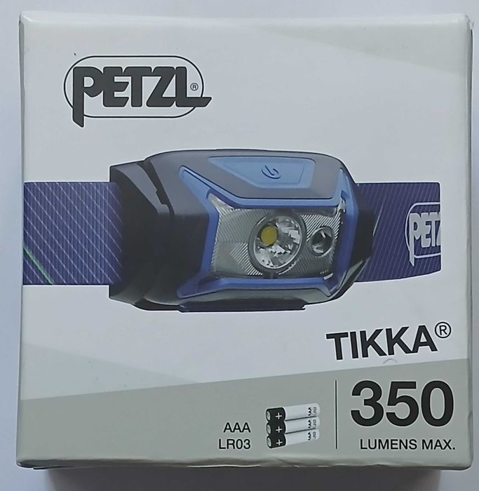 Latarka czołowa Petzl Tikka - niebieska (350 lm)*nowa i oryginał