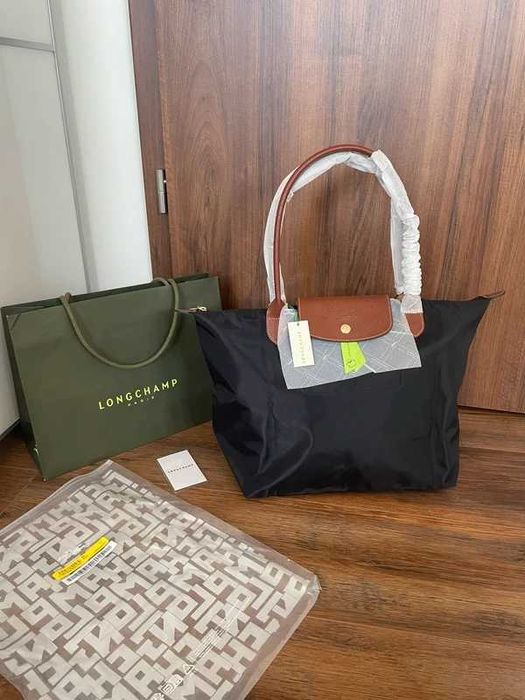 Nowe Torebka Longchamp Le Pliage czarna L