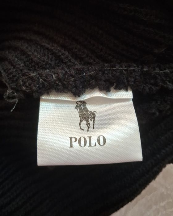 Czapka ralph lauren polo czarna uniseks męska damska