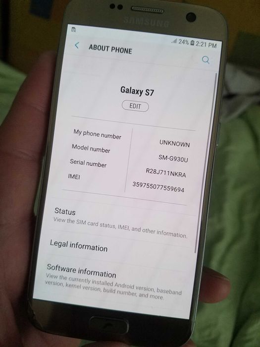 Продам Samsung galaxy s7