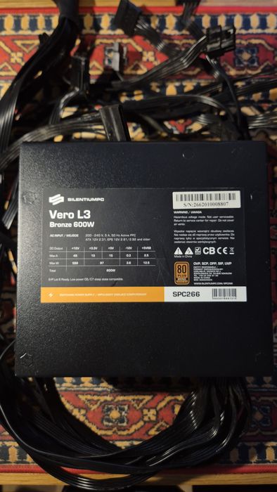 Zasilacz SilentiumPC Vero L3 600W