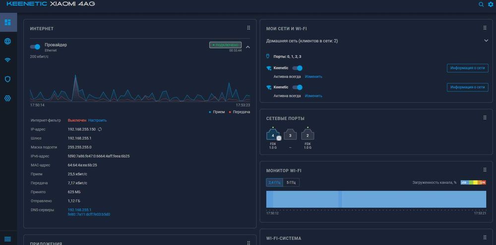 Гигабитный wifi5 Mesh Роутер Keenetic OS Xiaomi 4A Gigabite Edition
